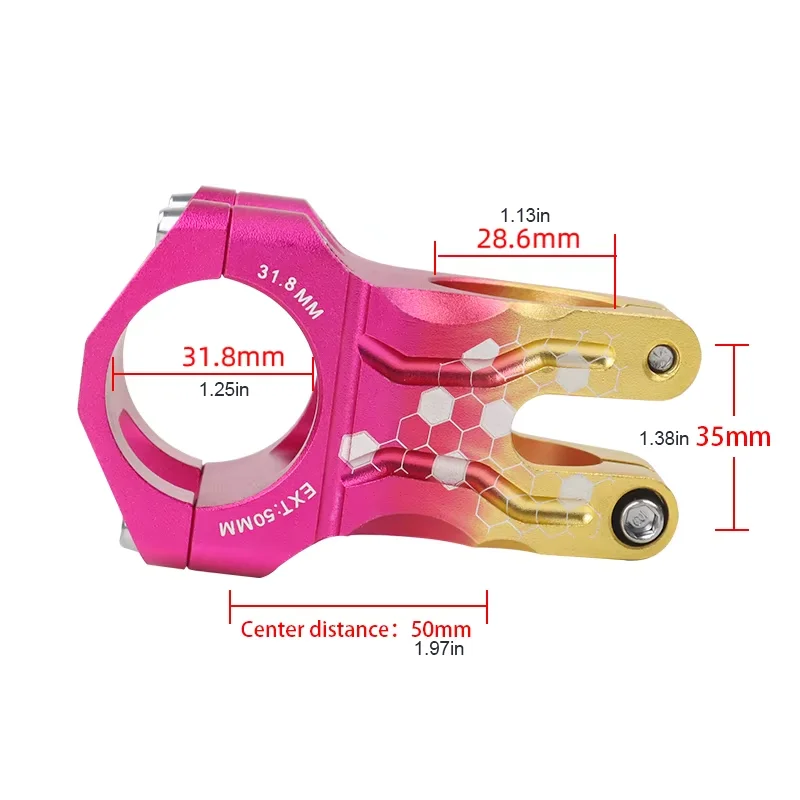 Colorful Dual-Color Bicycle Handlebars With Aluminum Aolly Dropouts And CNC-Processed Lightweight Bicycle Short Handlebars