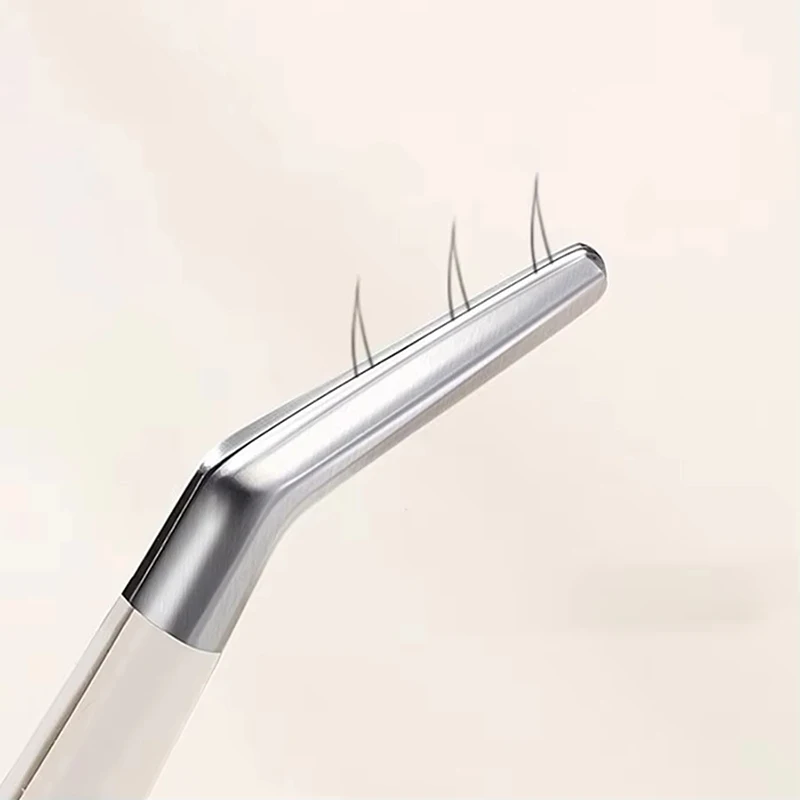 Pinça de cílios modelador de cílios postiços beleza ferramenta auxiliar modelador de cílios postiços portátil pinças multifuncionais