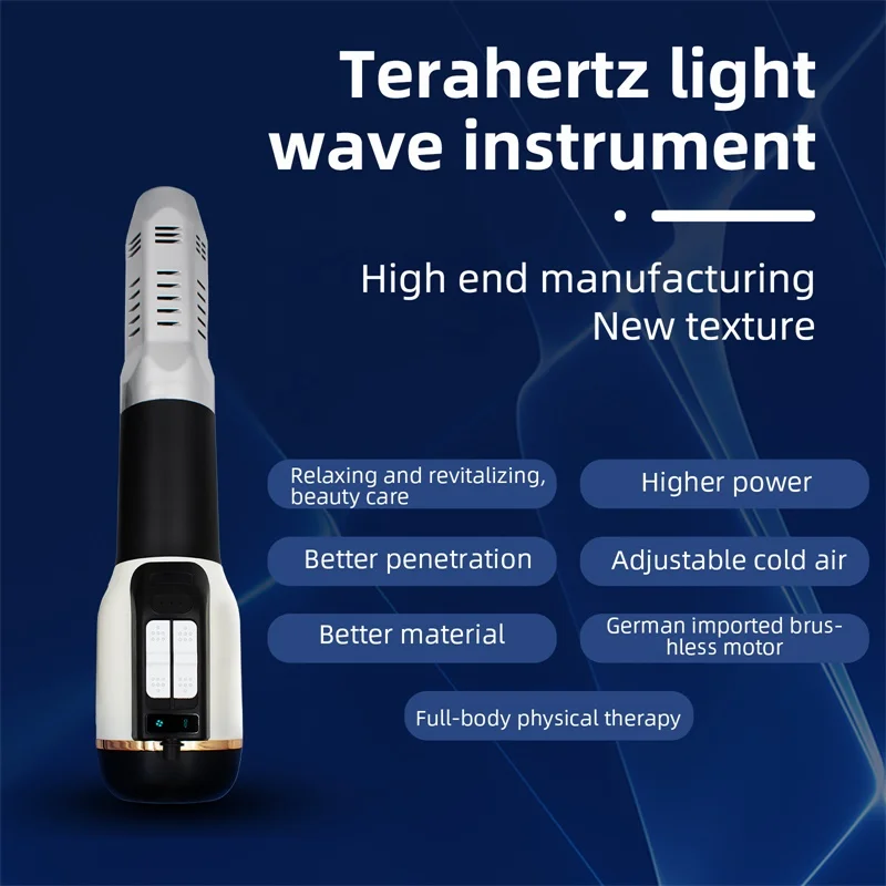 Terahercowe urządzenia do terapii falami podgrzewany elektrycznie magnetyczny masaż ciała światłem falowym ulga w bólu fizjoterapii zdrowotnej z przypadkiem