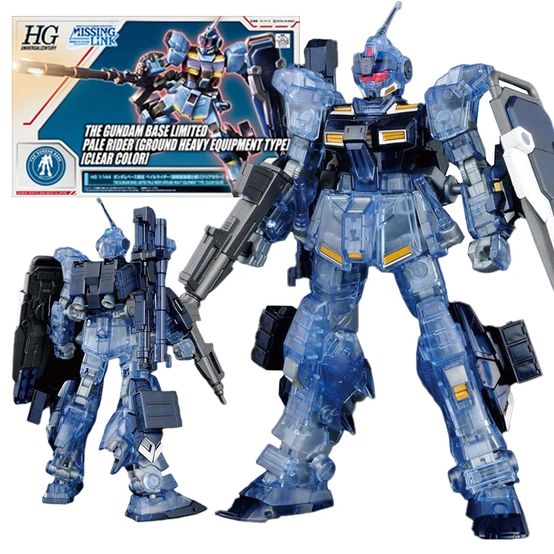 

Оригинальный гаражный набор для сборки модели Gundam от Bandai, серия HGUC, масштаб 1/144, Pale Rider, лимитированная серия, аниме-фигурка, игрушки для мальчиков, коллекционные.