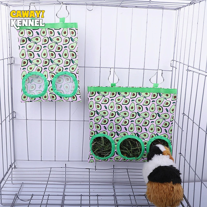 

Подвесной мешочек с сеном, держатель для кормления, контейнер-дозатор для кролика, морской свинки, мелких животных, аксессуары для клетки для домашних животных