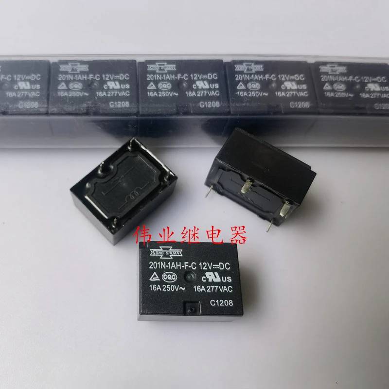 

（Brand New Original）1pcs/lot 100% original genuine relay:201N-1AH-F-C 12VDC 4pins 16A