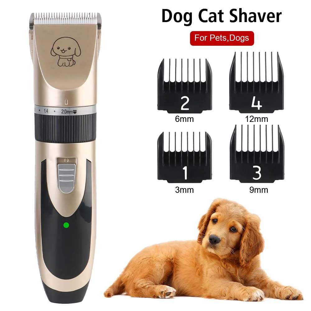 Pet Supplies For Rabbit Dog Cat Puppy Grooming Clipper Cutter Haircut Trimmer Shaver Set Electric Scissors Pet Hair Clipper