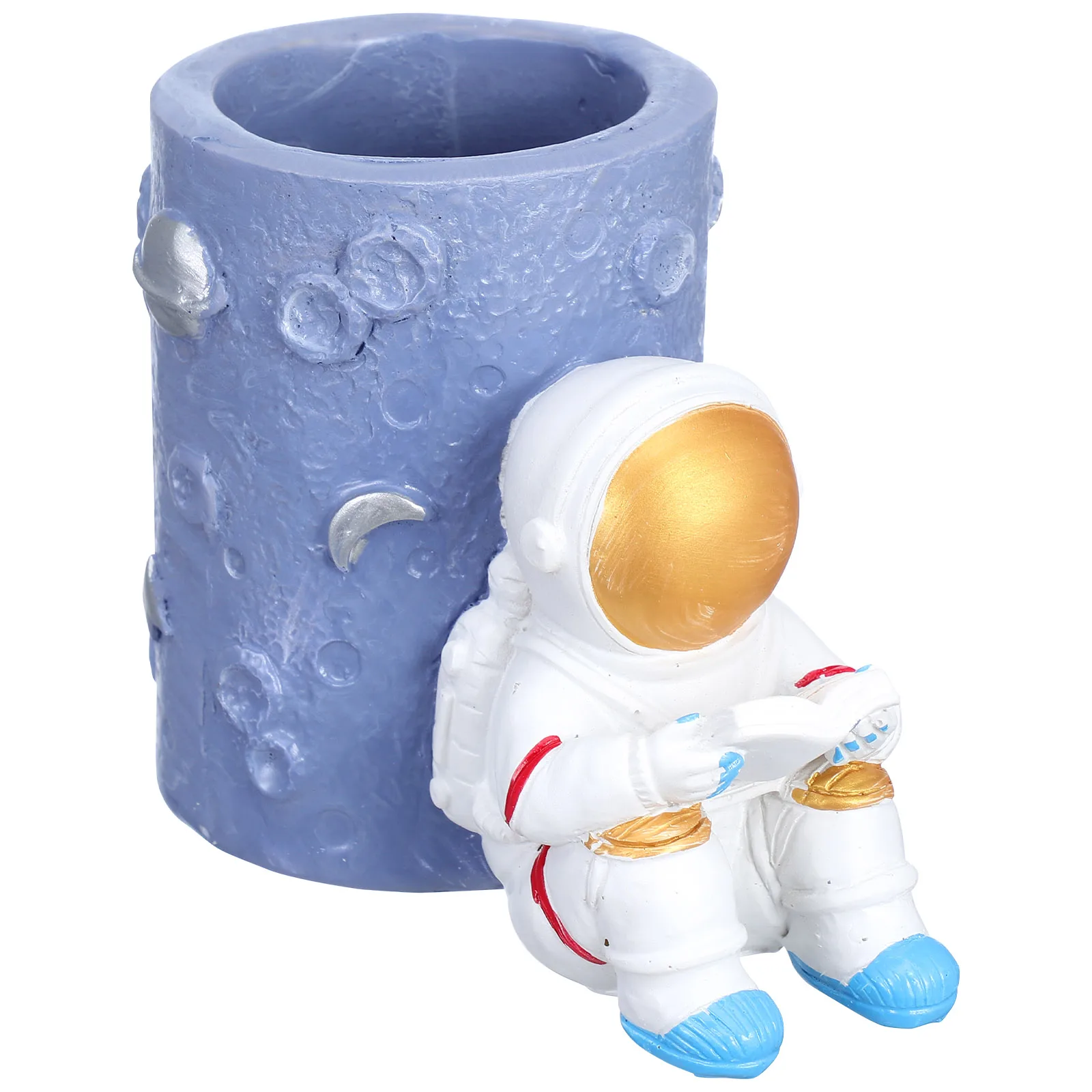 

Astronaut Pen Holder Resin Pencil Cup Desk Organizer Creative Office Supplies Unique Gifts Home Decor Accessories