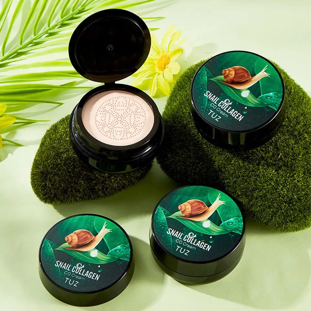 Cojín de aire con cabeza de seta, crema CC, Base hidratante, corrector, blanqueamiento, control de aceite, Base facial, cosméticos de maquillaje