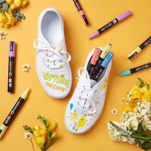 UNI POSCA-Paint-Marker-Set-Stifte, Pop-Poster, Stiftwerbung auf Wasserbasis, DIY-Malerei, Graffiti, 0,7-2,5 mm, PC-1 M, 3M, 5M, 8K 8 Hauptverkauf POSCA PC 8K - №5