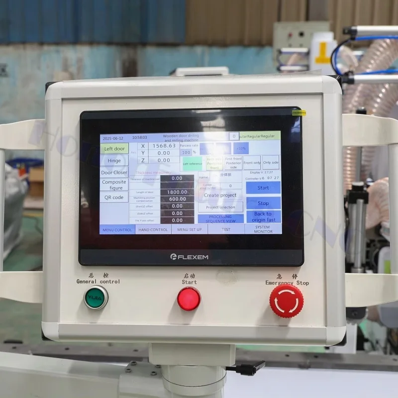 Woodworking Side Hole Boring Machine CNC Sided Drilling Machine