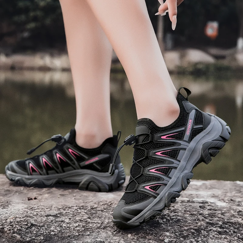 2025 New Men\'s Running Shoes Shock-absorbing Fashionable Casual Shoes Large Platform Mesh Board Original Walking Tennis Shoes