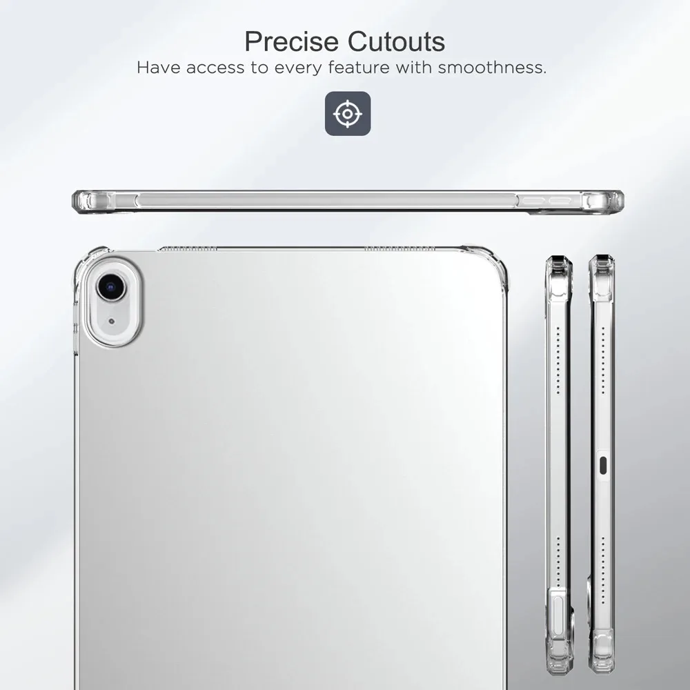 

Противоударный прозрачный чехол из ТПУ для iPad Air 1 2 Air 3 10,5 Чехол для iPad 7, 8, 9-го поколения iPad 10,9 2022 Pro 11 2020 9,7 2018