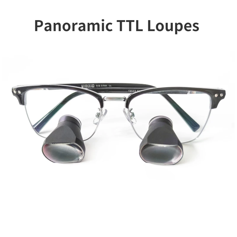 New Arrival Panoramic TTL2.5X/3/0X/3.5X Loupes Through The Lens Dental Medical Surgical Loupes  Large Field of View PD 52-72mm