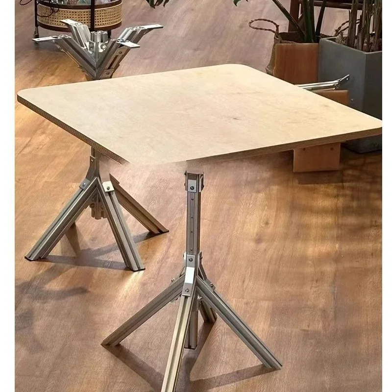 Small apartment dining table, birch coffee shop, milk shop, square table, ocean board table