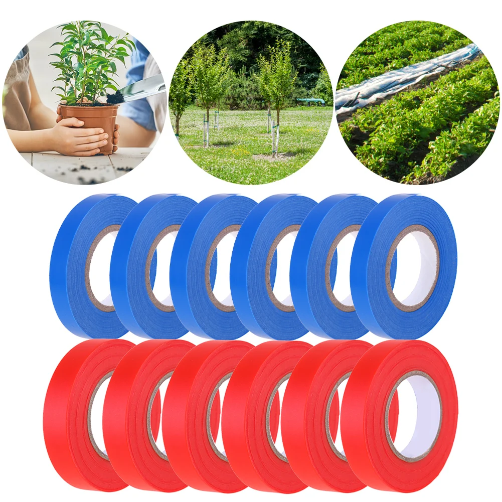 

12/20pcs Gardening Bind Belt with 1 Box Staple Tying Binding Tie Tape Plant Tying Machine Tape Tool for Vegetable Fruits