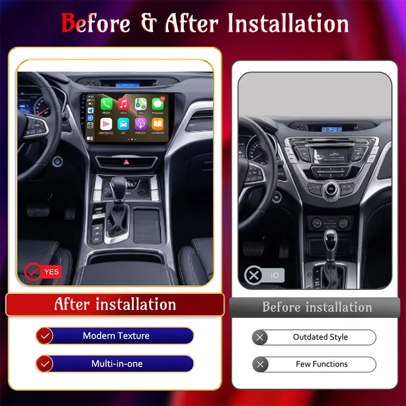 9 inch For Hyundai Avante Elantra 5 JK GD MD UD 2012 - 2013 Car Radio Android Auto Autoradio DSP Stereo Touch Screen Head Unit