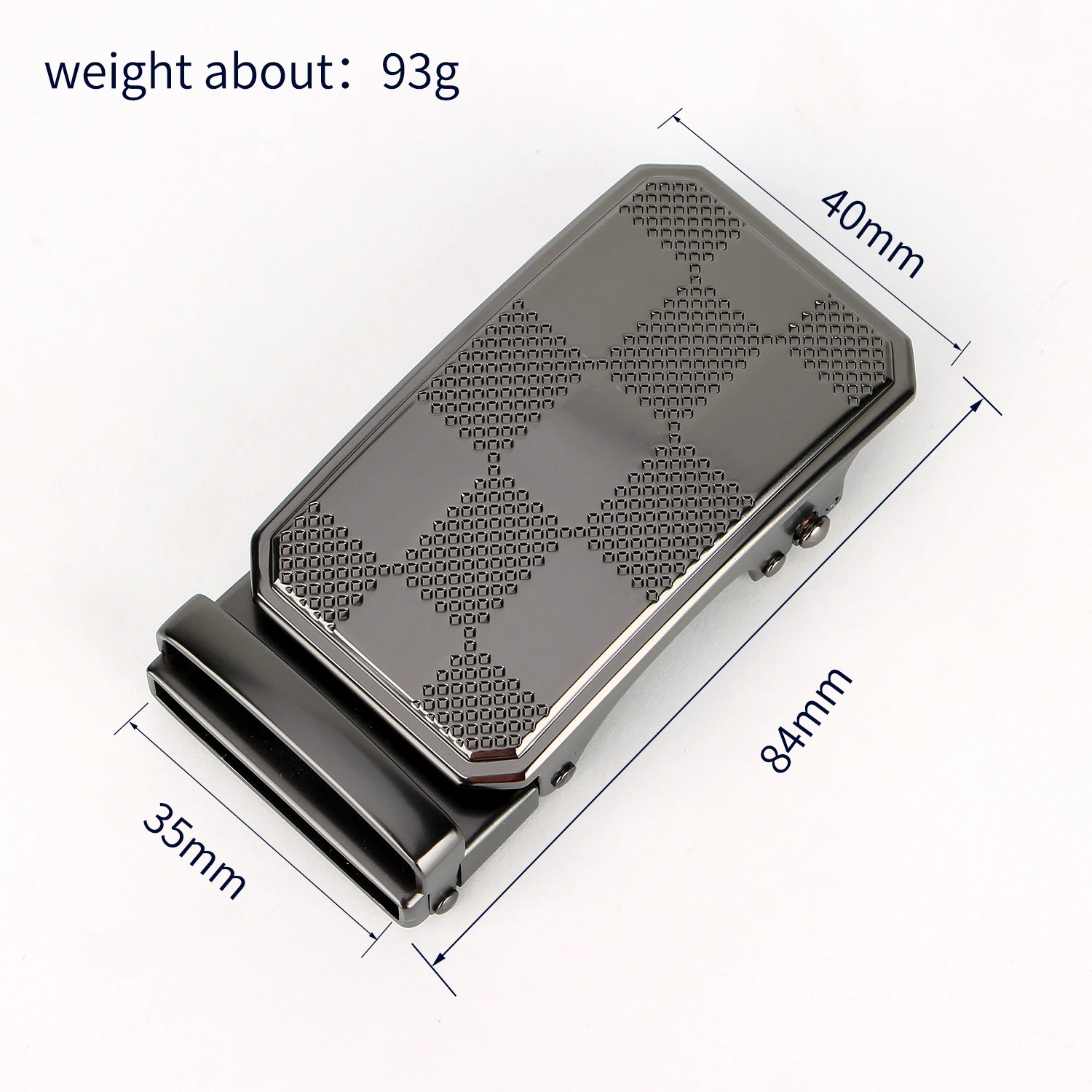 Luxury Belt Buckle for men  Automatic Buckle Adjustable Belt Fashion Style Golf Belt Luxury Plaid Buckle for 35mm Width Belt