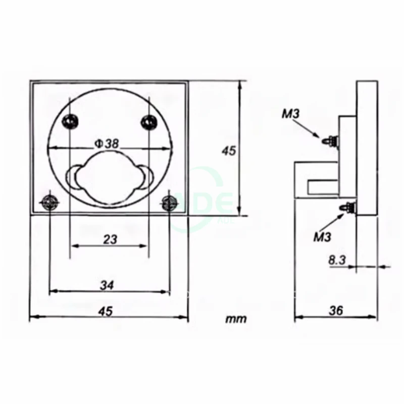 91C4- mA DC Pointer type milliammeter 1mA 5mA 10mA 50mA 100mA 200mA 300mA 500mA Analog Mechanics Plate table Ammeter