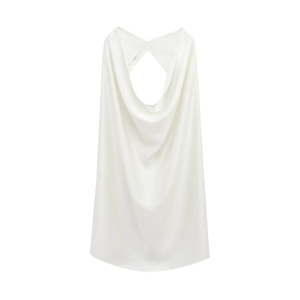 

women's summer new product fashionable and sexy backless design hanging neck collar sleeveless temperament hanging top