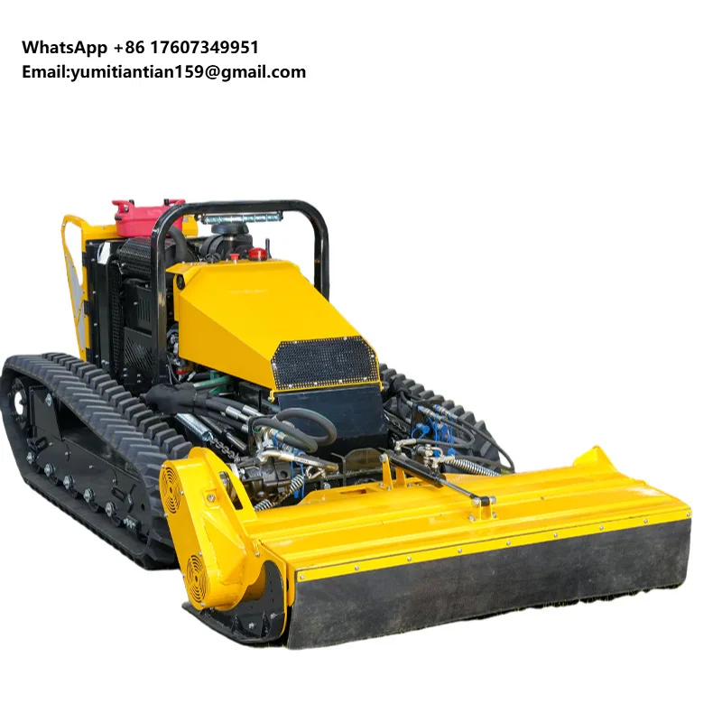 Smart Agricultural Robot Lawn Mower Autonomous, Advanced for Large-Scale Farm Lawn Mower and Field Work