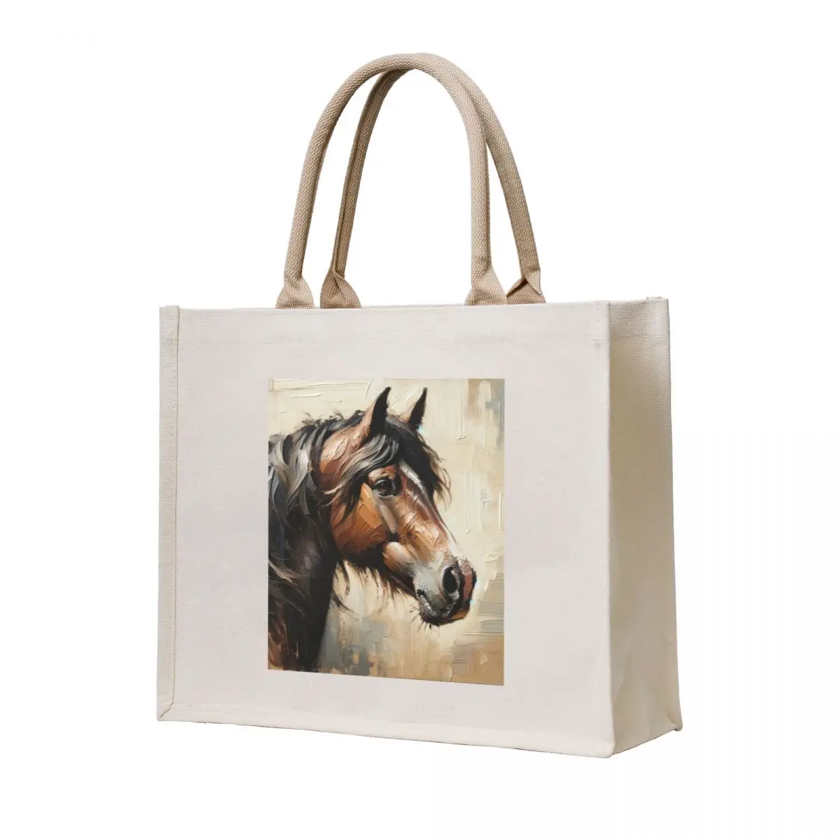 

Morgan Horse Portrait Tote Bag canvas bags Women's shopper tote bag canvas