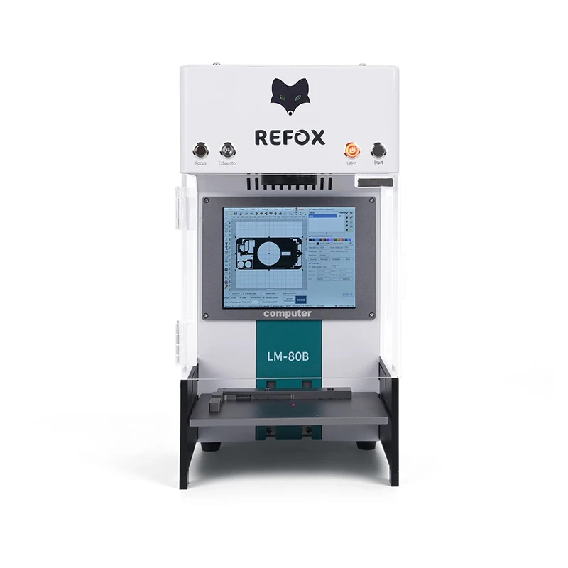 REFOX LM-40 Mini Laser Machine LCD Back Glass Cover Laser Separating Machine For iPhone 15 14 pro max OCA Glue Removal Machine