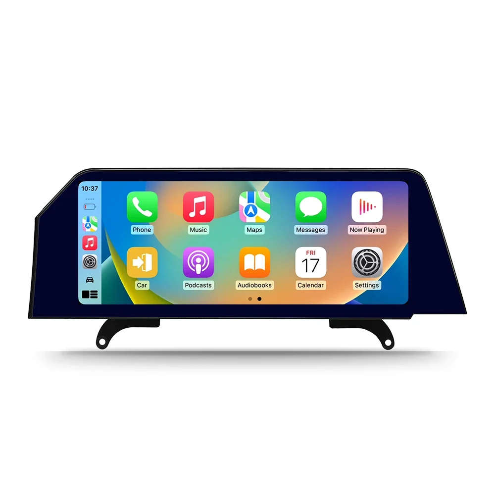 Android 12.3inch IPS Car Audio for X5 X6  E70 E71  Car Multimedia Player  Support Built-in 360 Wireless Carplay Car