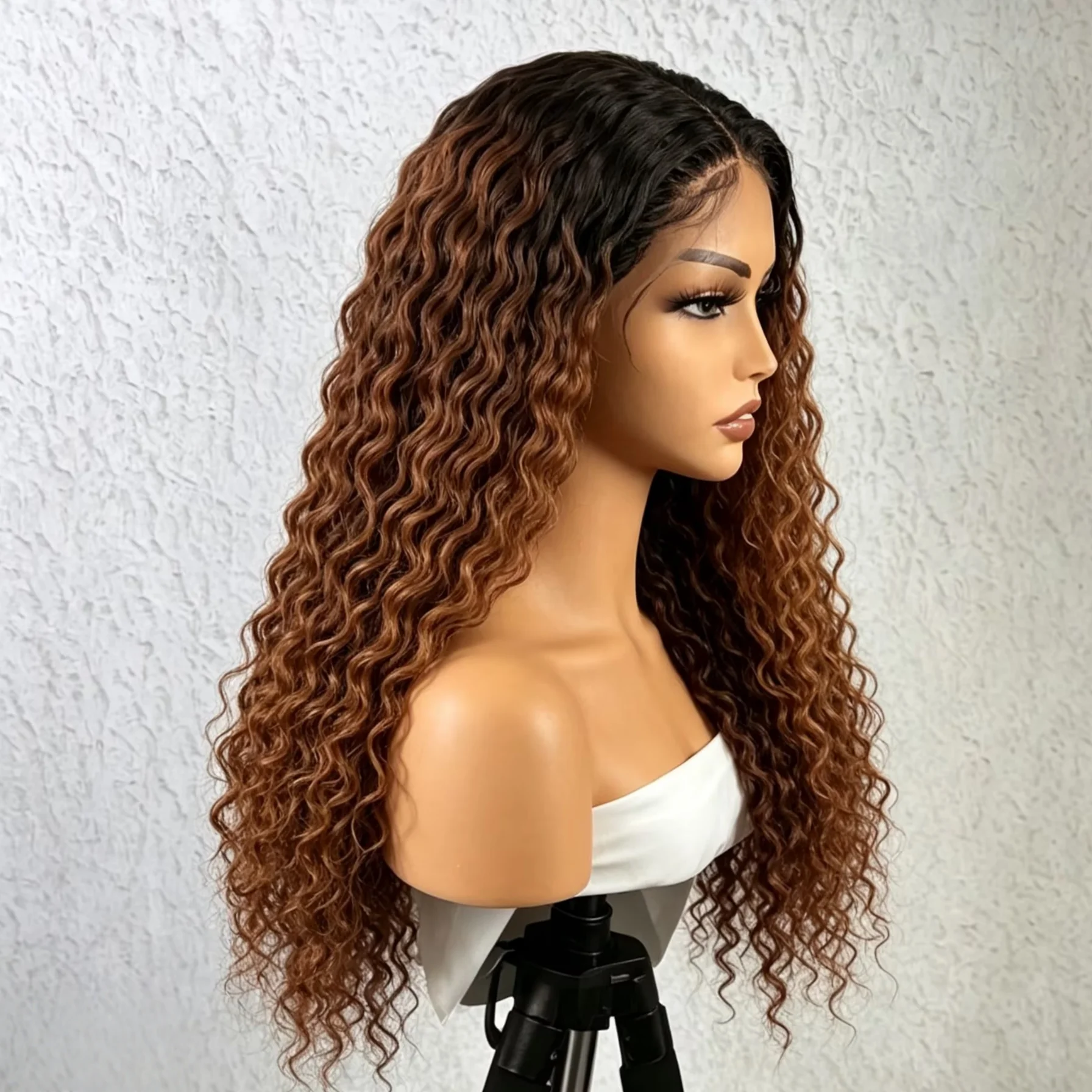 26inch-glueless-women-hd-lace-ombre-brown-kinky-curly-front-wig-hair-pre-plucked-transparent-lace-hair-wig
