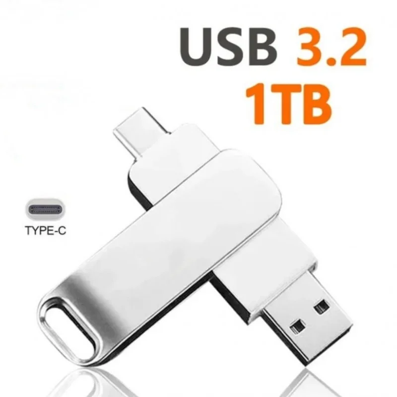 NONE 16 TB Flash-Laufwerk USB 3.2 Super High Speed Metall Transfer U Disk Pen Drive Wasserdicht Typ C Festplatte SSD USB Laufwerk Festplatte 6