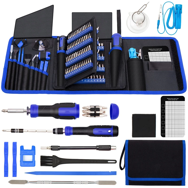 

Precision Screwdriver Set 191 in 1 Multi-Bit Screwdriver Home Improvement Tool Electronic Repair Kit for Computer Cell Phone