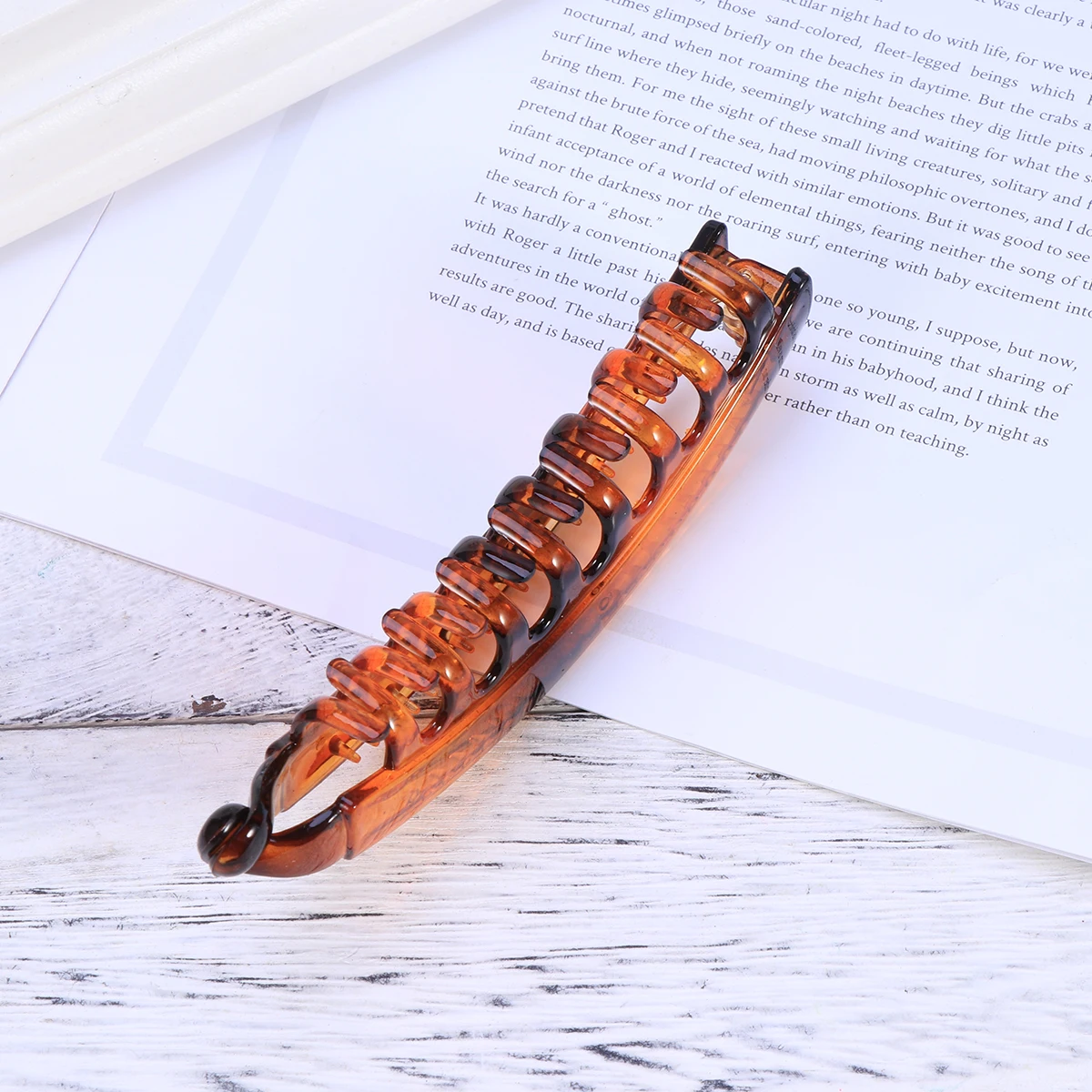 

6Pcs Trendy Banana Hair Clip Comfortable Hairstyle in Seconds Perfect for Work and Parties Banana Hair Clip Ponytail Holder