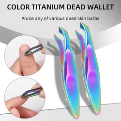 1PCS Small Nail Cuticle Scissors Tweezers Mini Nail Clipper Cutter Trimmer for Finger &Toe Dead Skin Remove Pedicure Tools