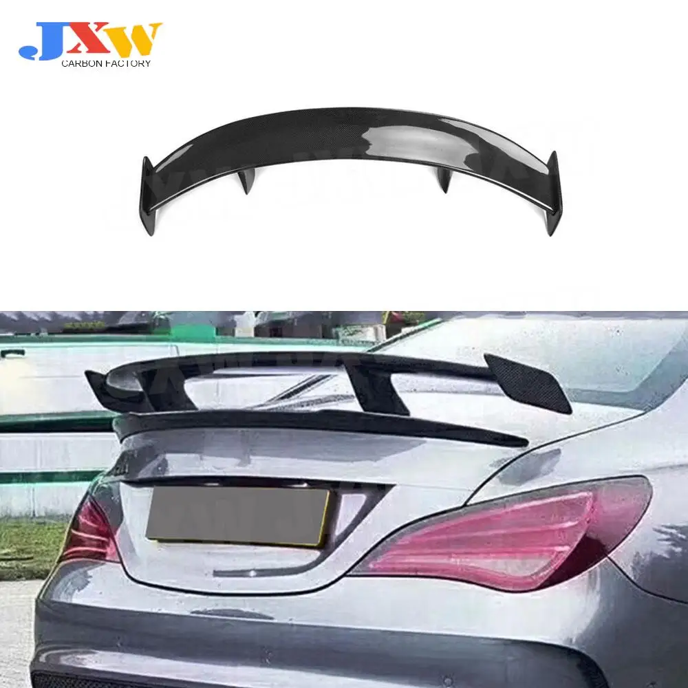 

Carbon Fiber Rear Spoiler Wing For Mercedes Benz CLA Class W117 CLA45 W204 W205 2012+ Rear Trunk Spoiler Car Styling