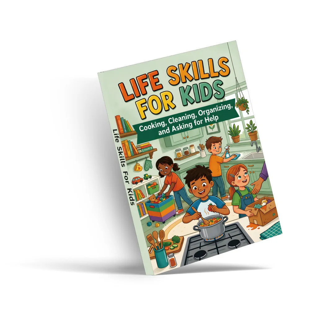 Life Skills for Children, Cooking, Cleaning, Organizing, Asking for Help, and Everyday Independence Learning Guide