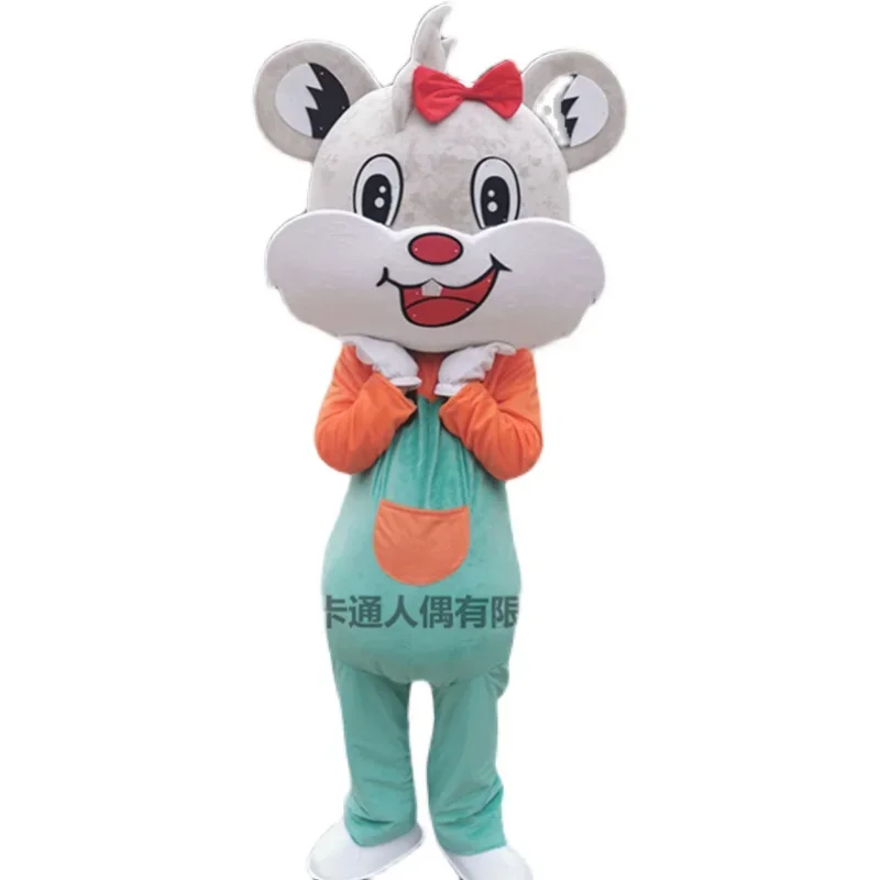 Christmas Mouse Mascot Costume Kitten Walking Props People Wear Doll Costumes Puppet Mascot Halloween Party Masquerade Anime S