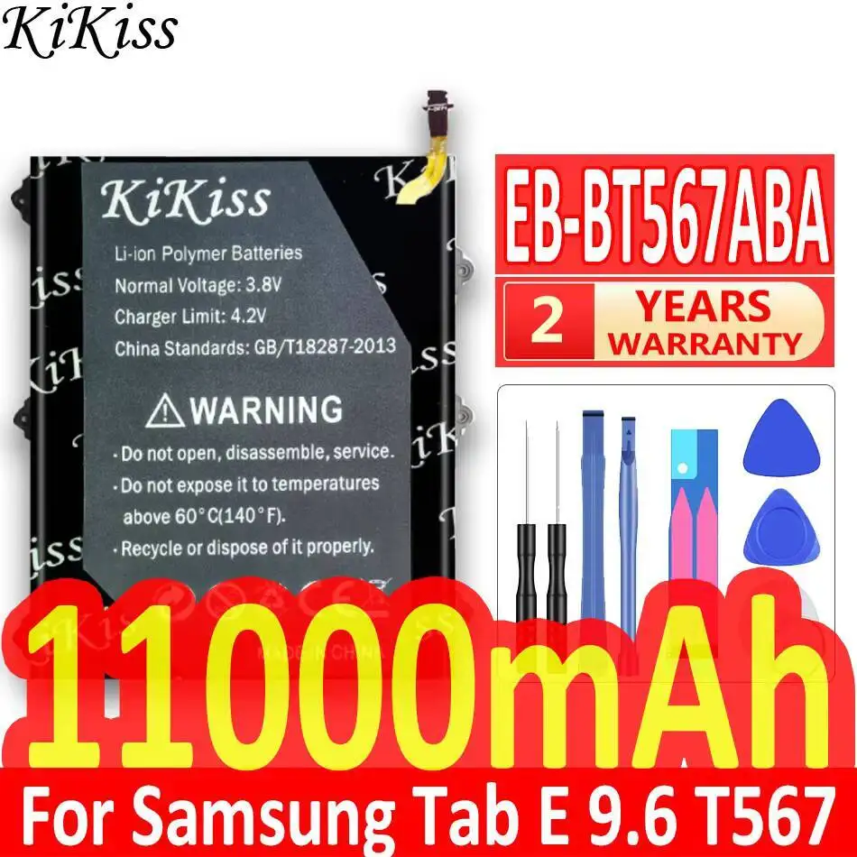 

Экологически чистый аккумулятор для планшета EB-BT567ABA для Samsung Galaxy Tab E 9,6 SM T567 T567V 11000 мАч
