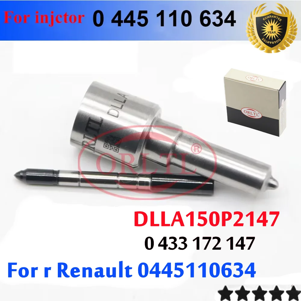 

ORLTL DLLA150P2147 0 433 172 147 Форсунка дизельного топлива 0445110634 Форсунка 0433172147 для Renault 0 445 110 634