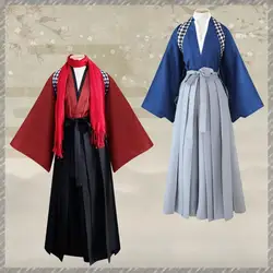 Japanese cosplay Kimono Men and Women Kendo Uniform Hakama Aikido Uniforme Sets Kung Fu Uniform Judo Martial Arts Clothing