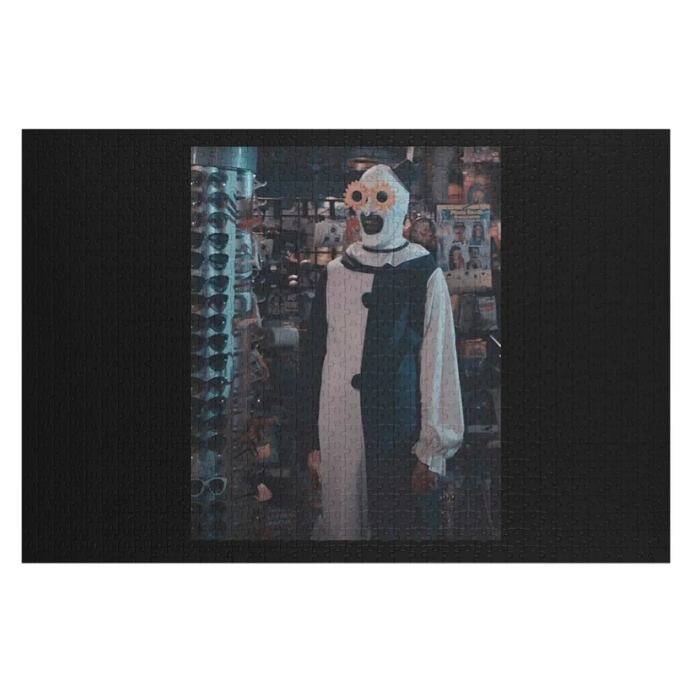 

art the clown Jigsaw Puzzle Personalised Personalized Gift Wood Name Puzzle