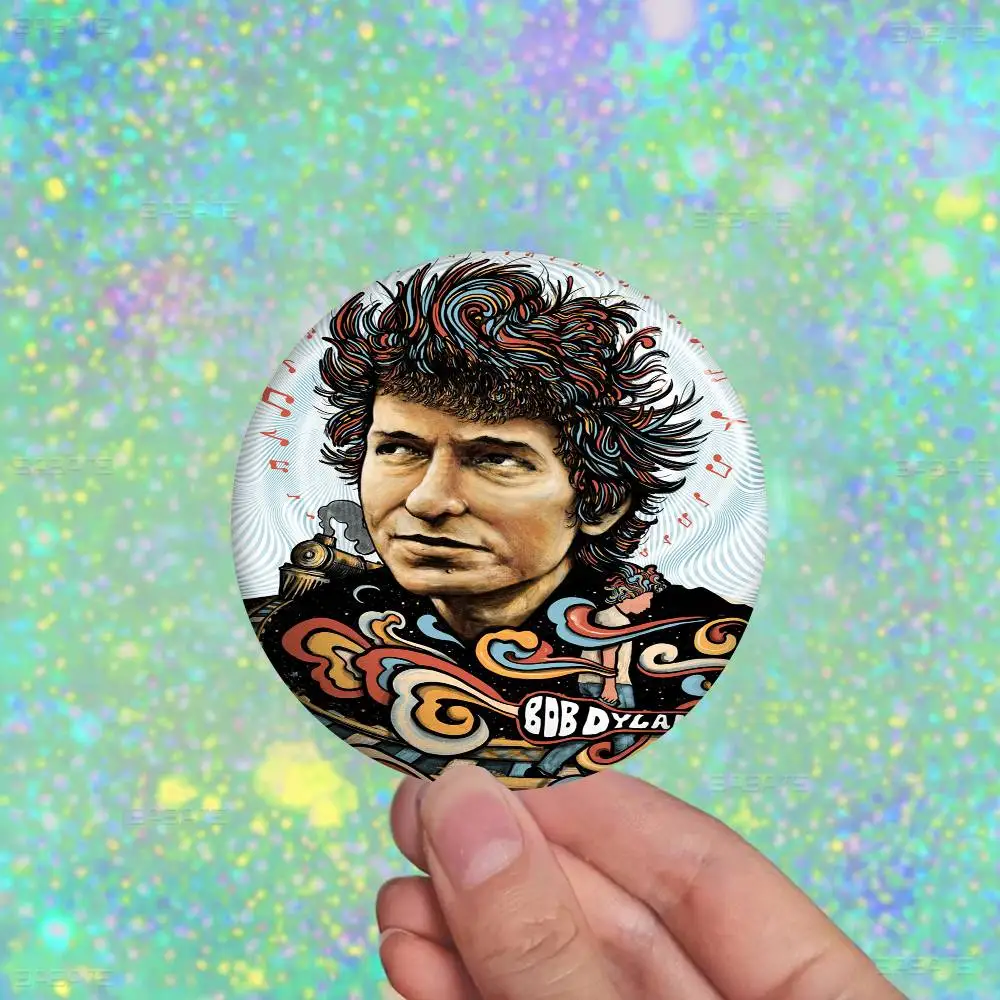 المغني B-Bob ديلان مغني الراب أنيمي زر دبوس بروش اليدوية للملابس الكرتون شارة ظهره الديكور مجوهرات اكسسوارات #6