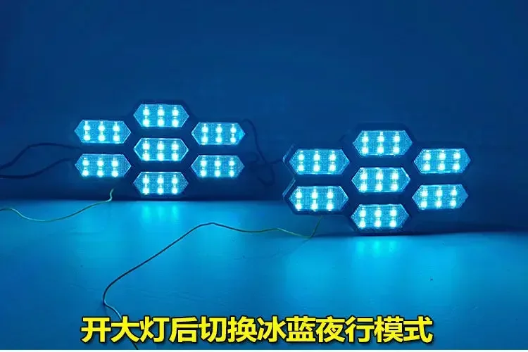 For Roewe CLEVER / SAIC CLEVER 2020-2025 Car Led Daytime Runnning Light Flowing Turn Signal Front Fog Lamp Modification Daylight detail image 13