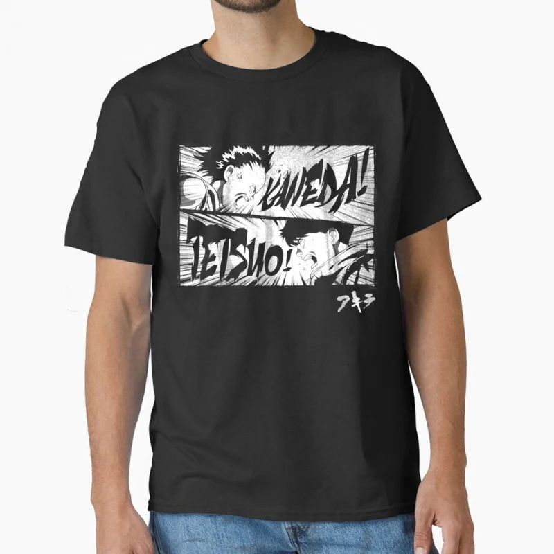

80s Vintage Akira #0808 Manga cyberpunk city explosion cyber mecha tokyo motor anime Gift T-shirt for men large size tops