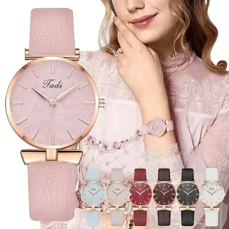 Trendy jewelry Ladies Wrist Watches Luminous Fashion Travel Leisure Watch Quartz Valentine'S Gift Women'S PU leather Watch