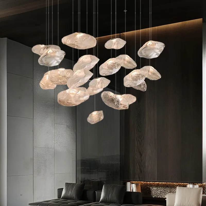 Chandelier Indoor Dining Room Living Room Hotel Lobby Villa Luxury Staircase Hanging Light Lighting