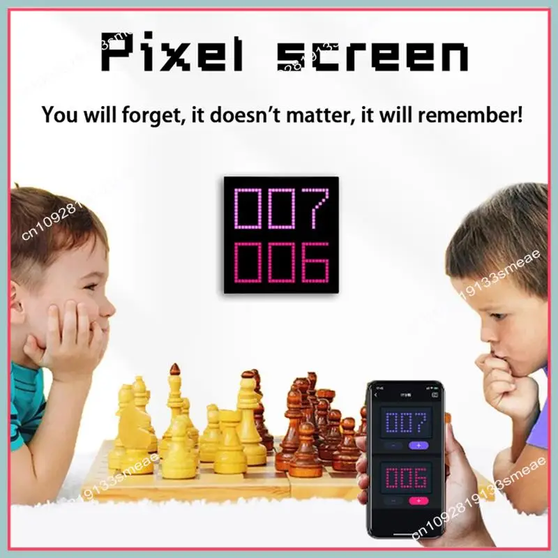

N94R LED Pixel APP Cellphone Control Display 32X32 Programmable Night Light LED Screen Pixel Screen Bedside Light US Plug