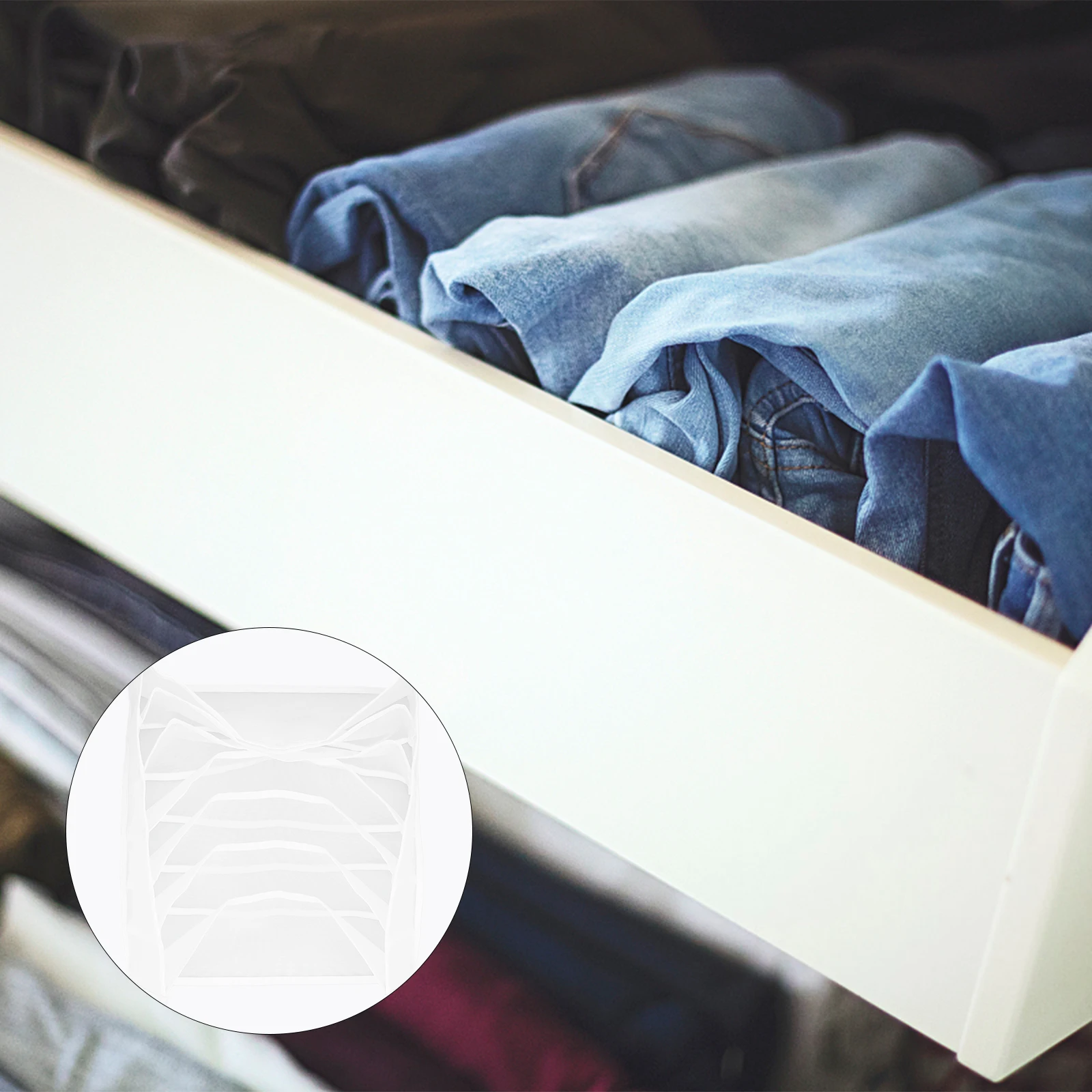 

Storage Box Partition Case Container Wardrobe Grids Cloth Fabric Socks and Underwear Organizer