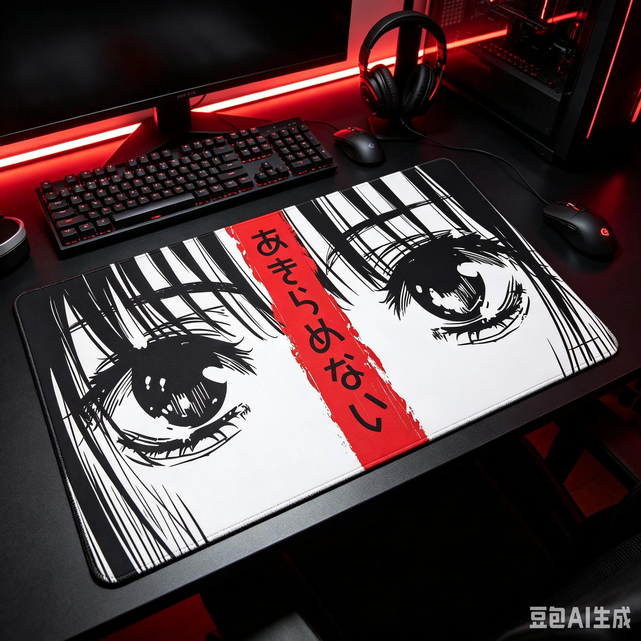 Manga Scream Anime Girls TCG PlayMat Durable Smooth Tabletop Deskpad Party Gathering Card Game Mat Non-slip Keyboard PC MousePad