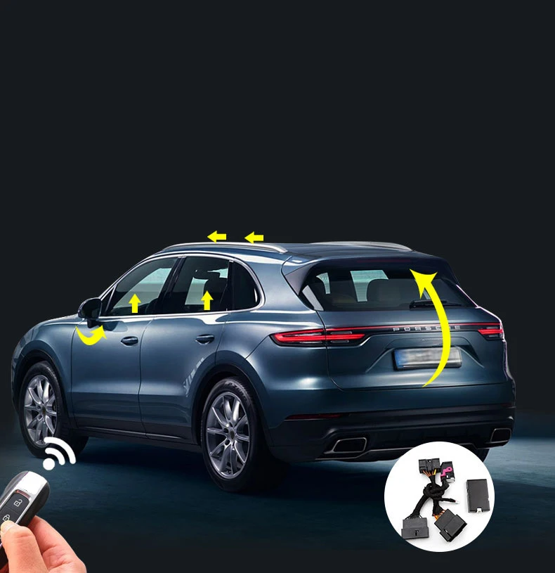 Car One-Key Window Lift Smart Module for-Porsche Cayenne Macan Palamela Electric Remote Control Tailgate Module