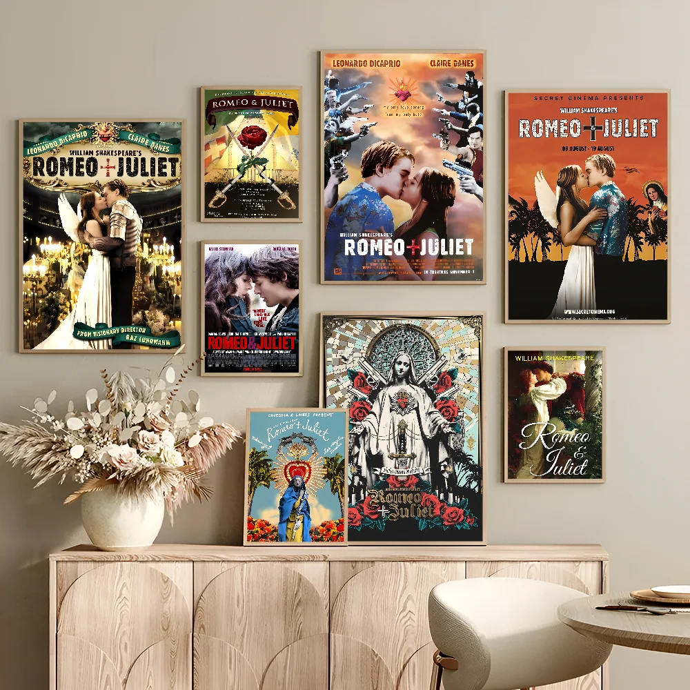 

R-Romeo And J-Juliet Good Quality Prints And Posters Vintage Room Bar Cafe Decor Home Decor