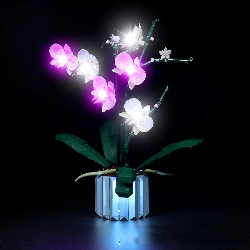 

Усовершенствованный комплект светодиодных фонарей «сделай сам» для орхидеи Lego 10311 (только светодиодный светильник, модель без блоков), высокая производительность