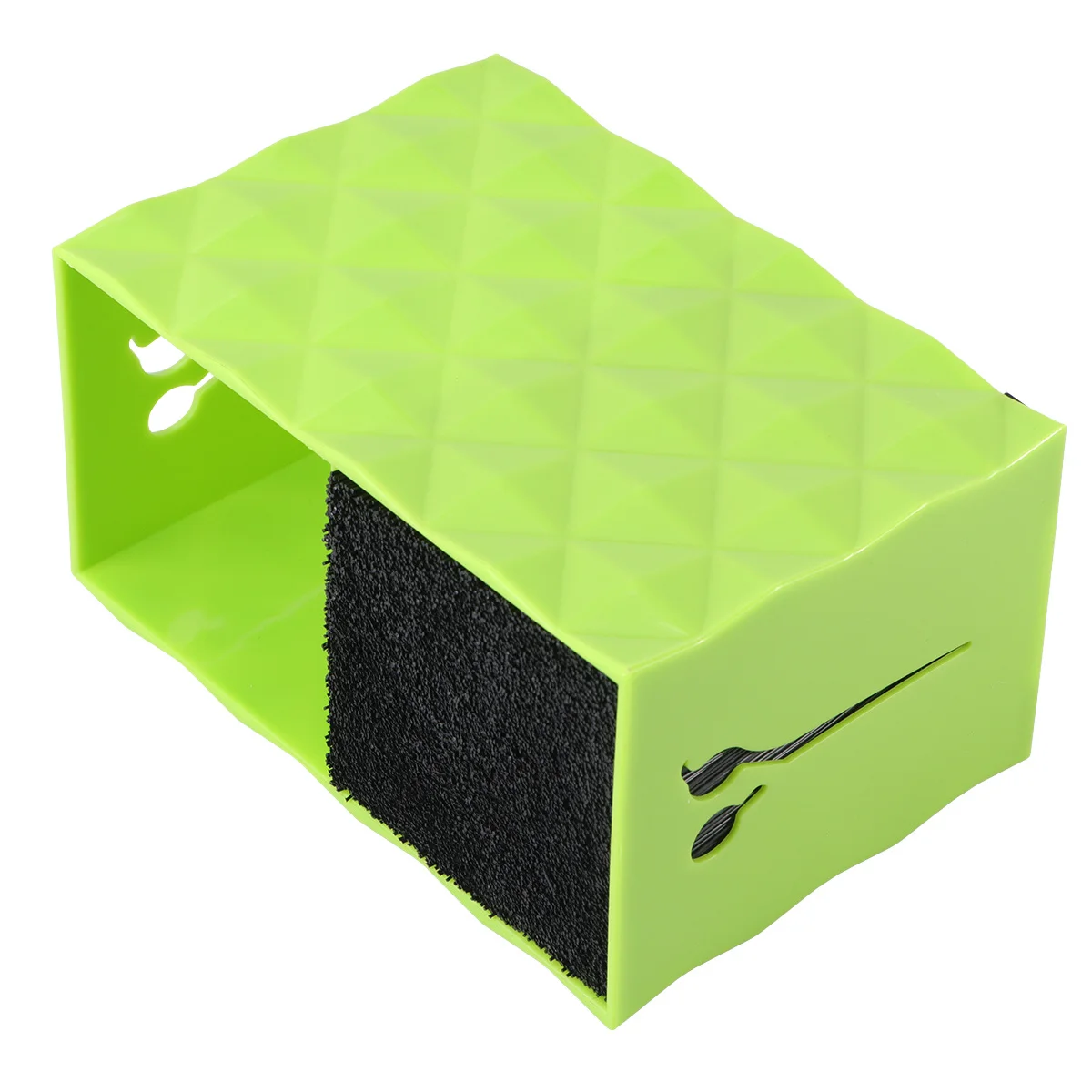 

1Pcs Premium Hairdressing Scissors Holder Stand Green Detachable Washable Large Capacity Anti-Slip Base Salon Tools Storage Box