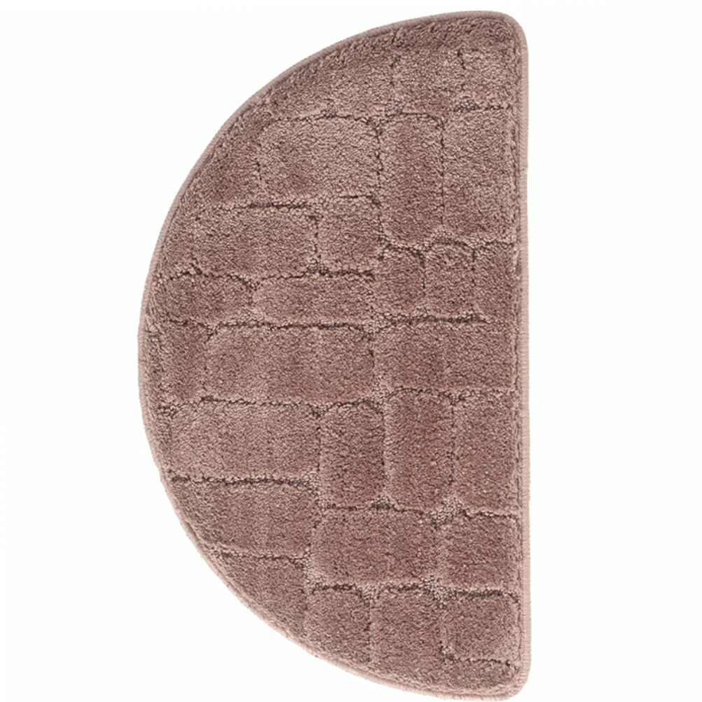 

1Pcs Water Absorption Mat Superfine Fiber Semicircle Bath Mat for Bathroom Kitchen Door Pad Strong Absorbent Smooth Comfortable