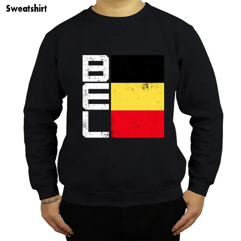 Belgium National Flag BEL shubuzhi men sweatshirt hot sale autumn o-neck casual hoodies fashion brand cotton cool hoody